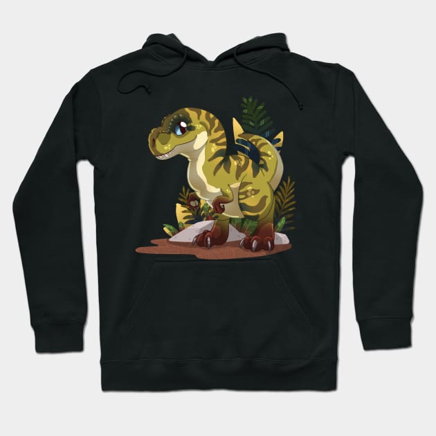 Tyrannosaurus Hoodie by NatureDrawing